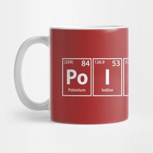 Poison (Po-I-S-O-N) Periodic Elements Spelling Mug